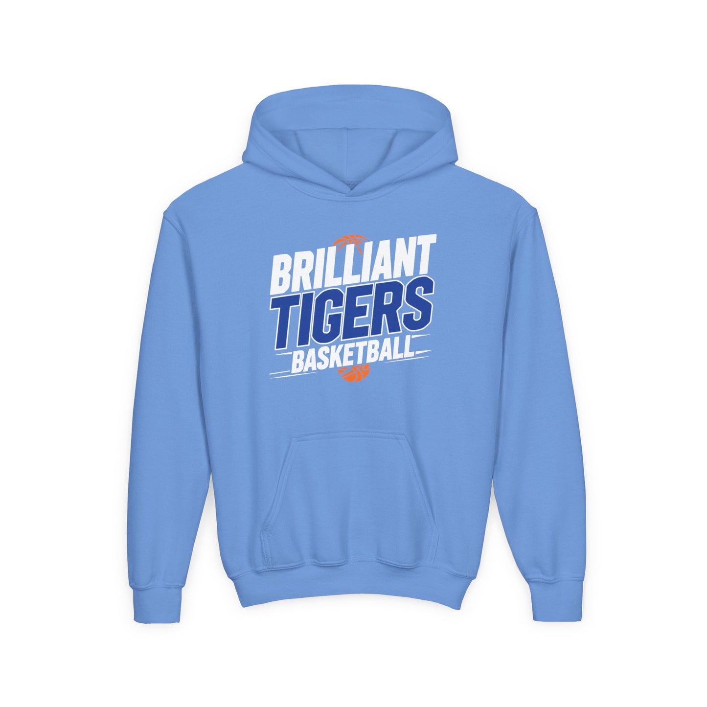 Youth Hoodie Sweatshirt \ Brilliant Tigers Basketball \ BTBK1