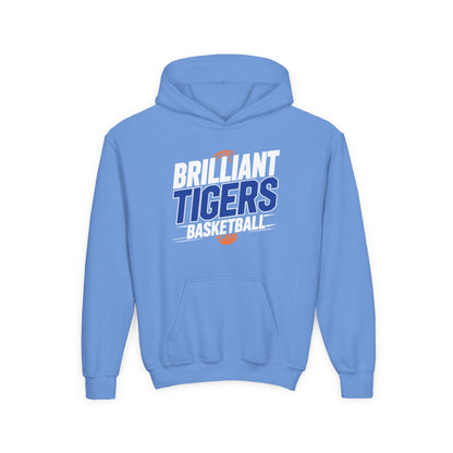 Youth Hoodie Sweatshirt \ Brilliant Tigers Basketball \ BTBK1