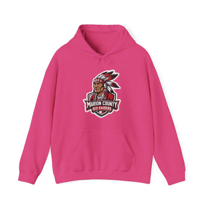 Adult Hooded Sweatshirt \ Marion County Red Raiders \ MC2