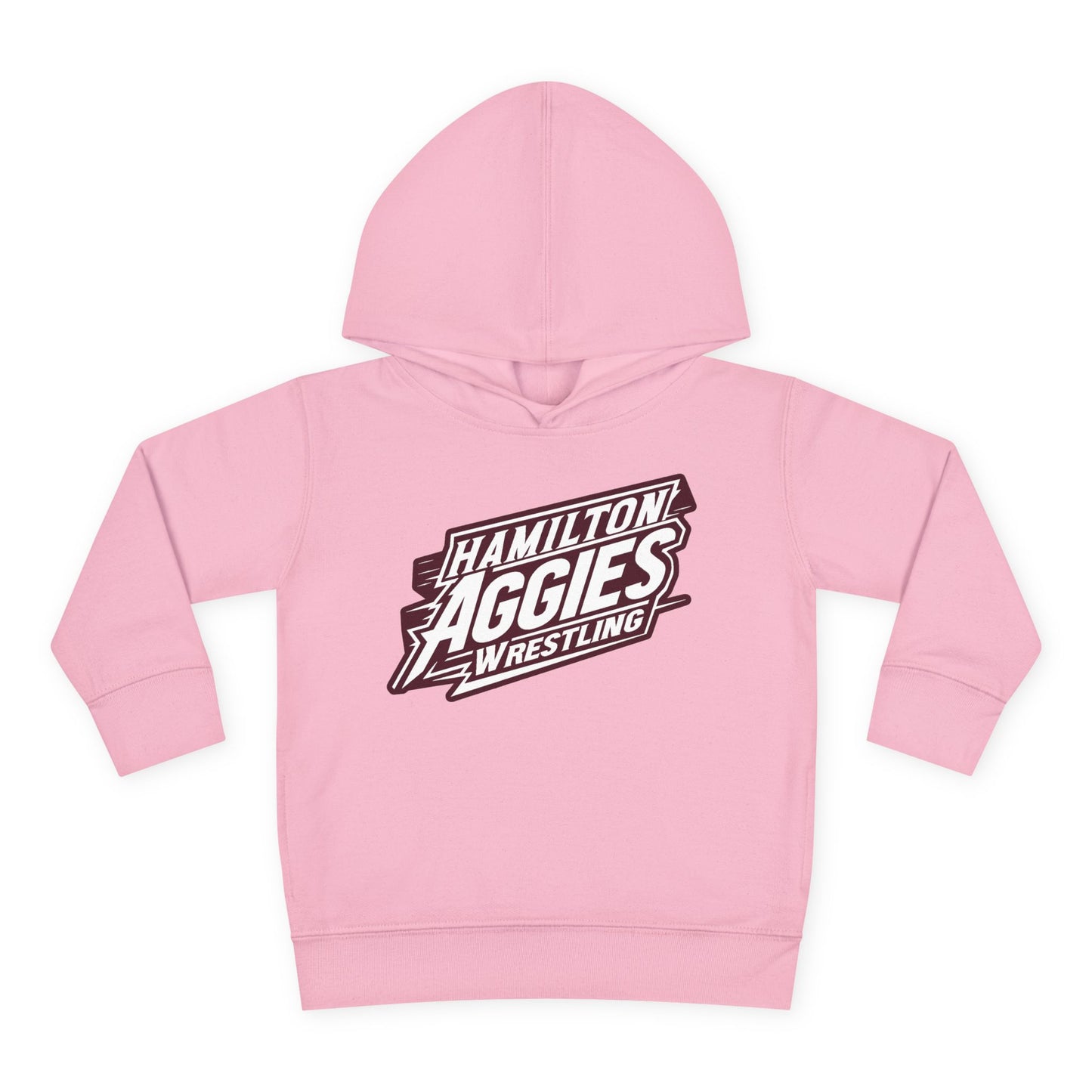 Toddler Hoodie Sweatshirt \ Hamilton Aggies Wrestling \ HAW1