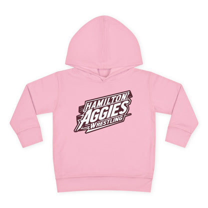 Toddler Hoodie Sweatshirt \ Hamilton Aggies Wrestling \ HAW1