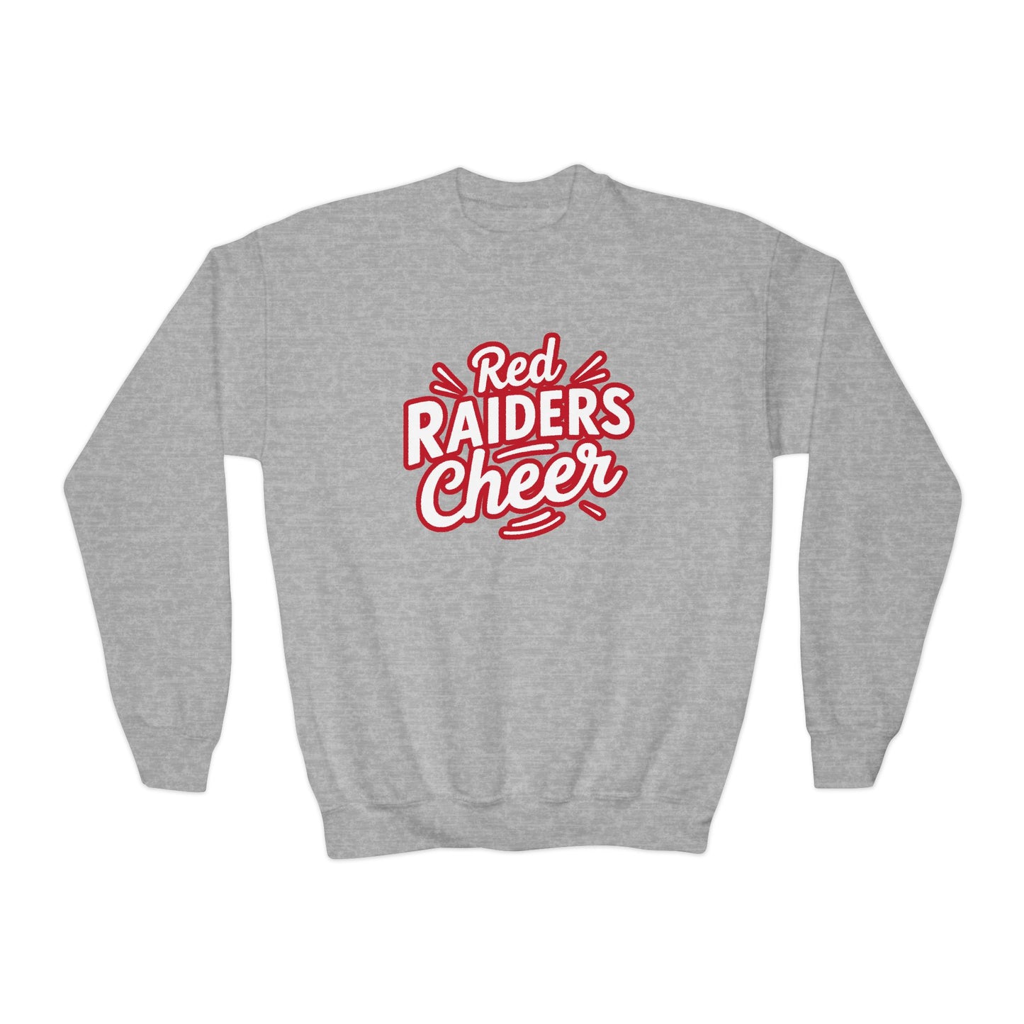 Youth Crewneck Sweatshirt \ Marion County Red Raiders Cheer \ MCC1