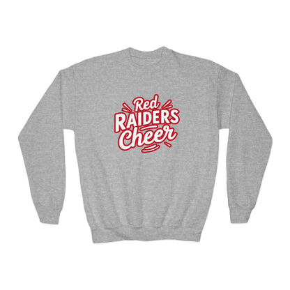 Youth Crewneck Sweatshirt \ Marion County Red Raiders Cheer \ MCC1