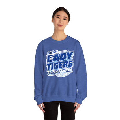 Adult Crewneck Sweatshirt \ Brilliant Tigers Basketball \ BTBKG2