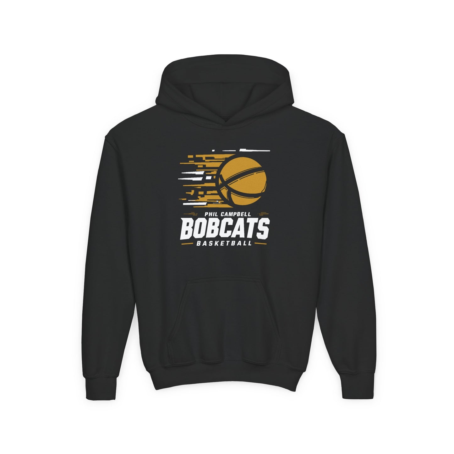 Youth Hoodie Sweatshirt \ Phil Campbell Bobcats Basketball \ PCBBK2
