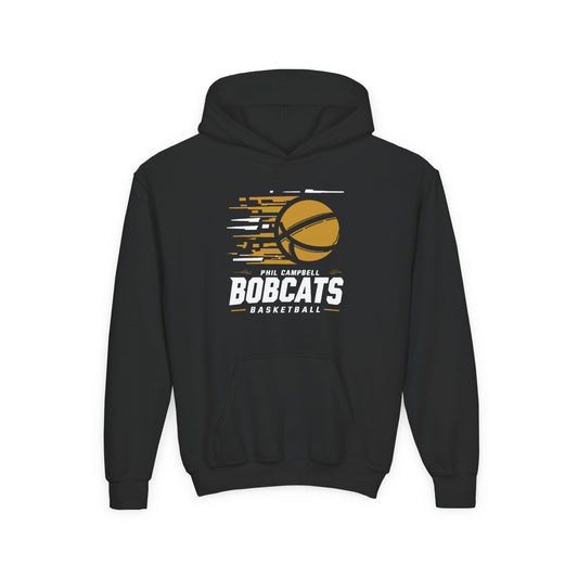 Youth Hoodie Sweatshirt \ Phil Campbell Bobcats Basketball \ PCBBK2