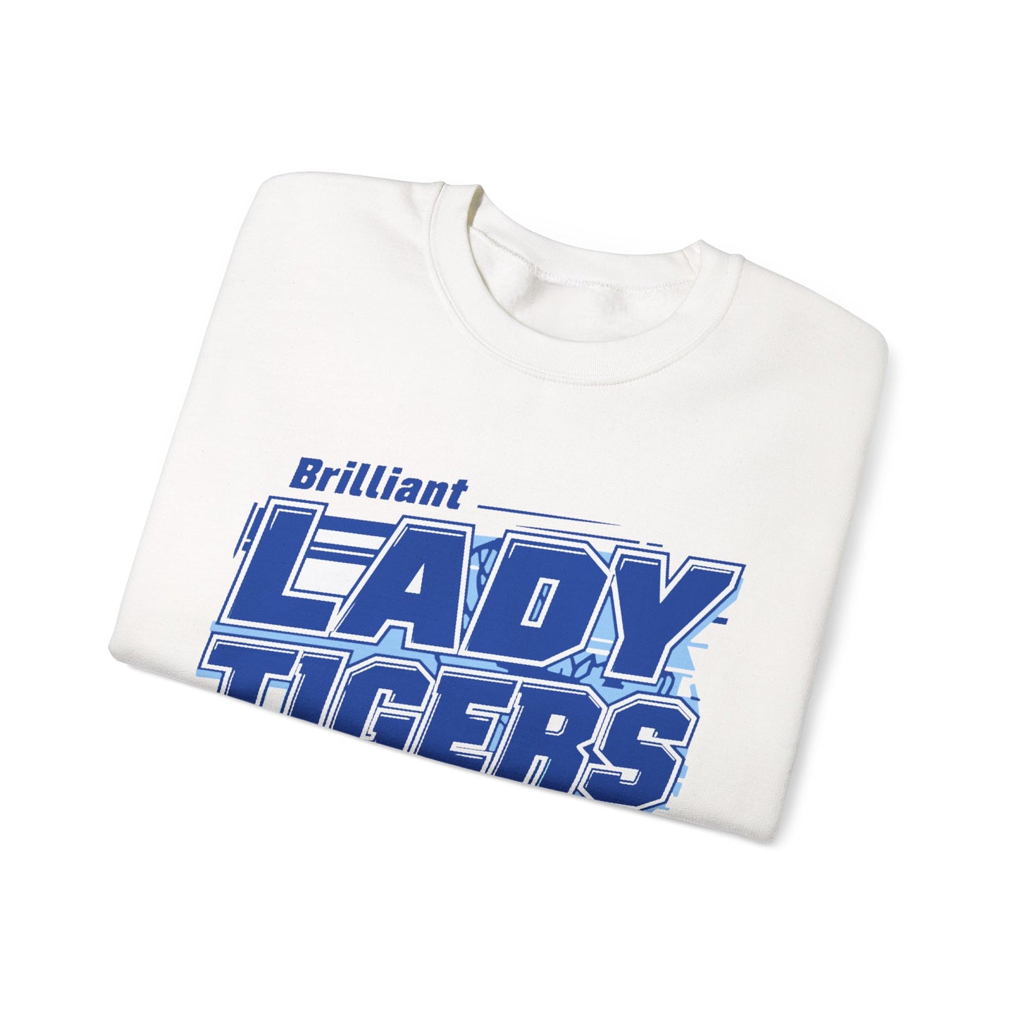 Adult Crewneck Sweatshirt \ Brilliant Tigers Basketball \ BTBKG2