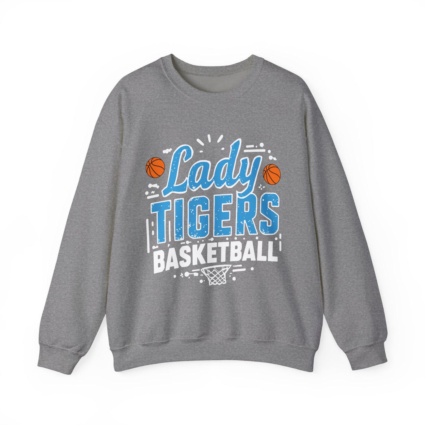 Adult Crewneck Sweatshirt \ Brilliant Tigers Basketball \ BTBKG1