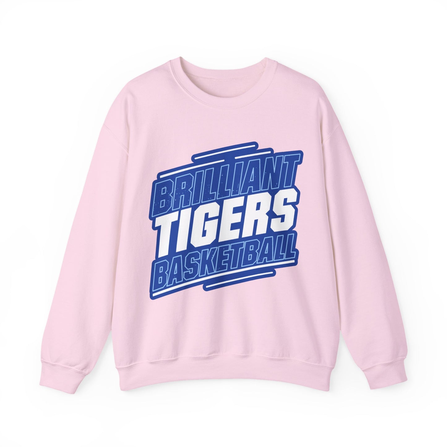 Adult Crewneck Sweatshirt \ Brilliant Tigers Basketball \ BTBK2