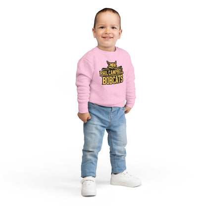 Toddler Crewneck Sweatshirt \ Phil Campbell Bobcats \ PCB2