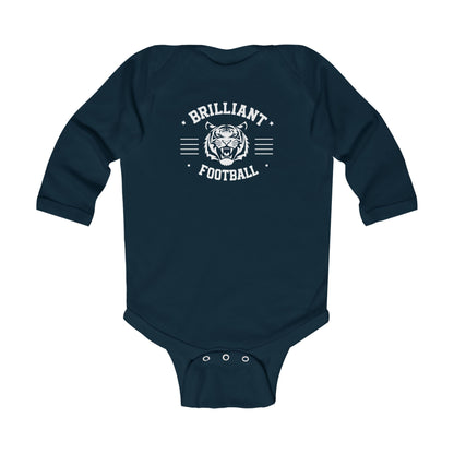 Long Sleeve Baby Bodysuit \ Brilliant Tigers Football \ BTF2