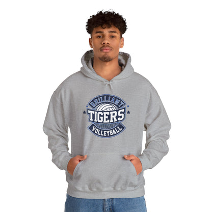 Adult Hoodie Sweatshirt \ Brilliant Tigers Volleyball \ BTV1
