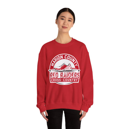 Adult Crewneck Sweatshirt \ Marion County Red Raiders Cross-Country \ MCCC1