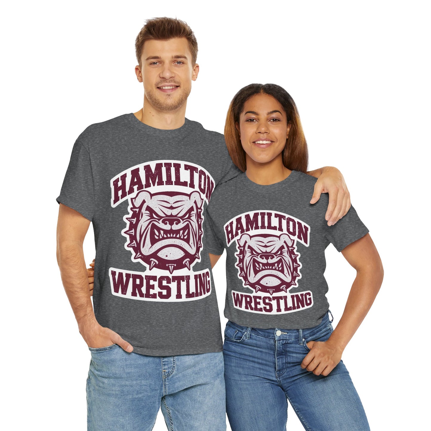 Adult Tee \ Hamilton Aggies Wrestling \ HAW2