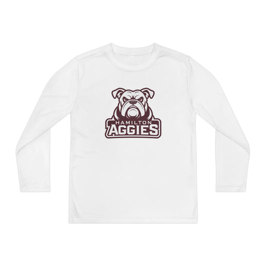 Youth Long Sleeve Tee \ Hamilton Aggies \ HA4