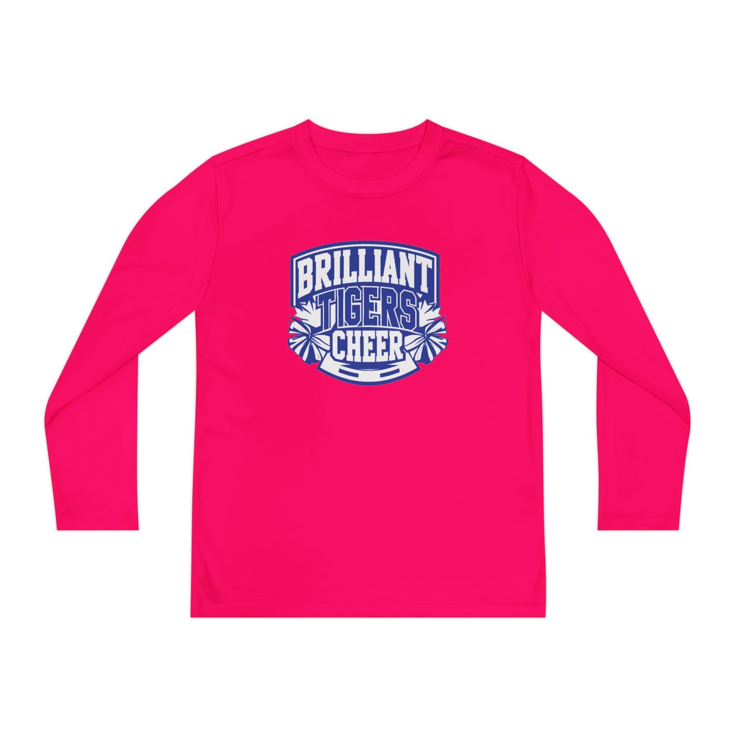 Youth Long Sleeve Tee \ Brilliant Tigers Cheer \ BTC1