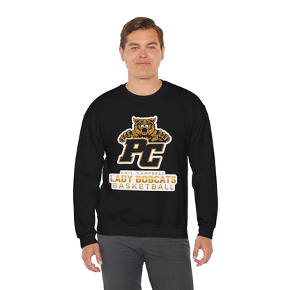 Adult Crewneck Sweatshirt \ Phil Campbell Bobcats Basketball \ PCBBKG1