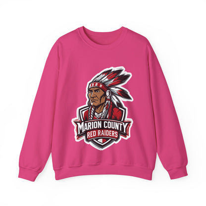 Adult Crewneck Sweatshirt \ Marion County Red Raiders \ MC2
