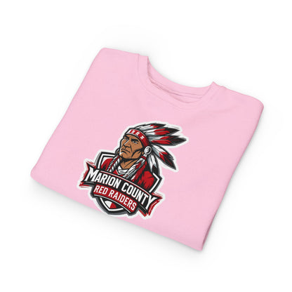 Toddler Crewneck Sweatshirt \ Marion County Red Raiders \ MC2