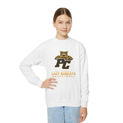 Youth Crewneck Sweatshirt \ Phil Campbell Bobcats Basketball \ PCBBKG1