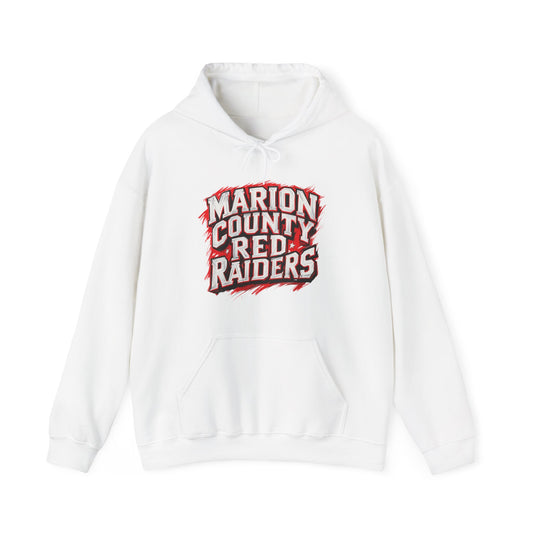 Adult Hoodie Sweatshirt \ Marion County Red Raiders \ MC1
