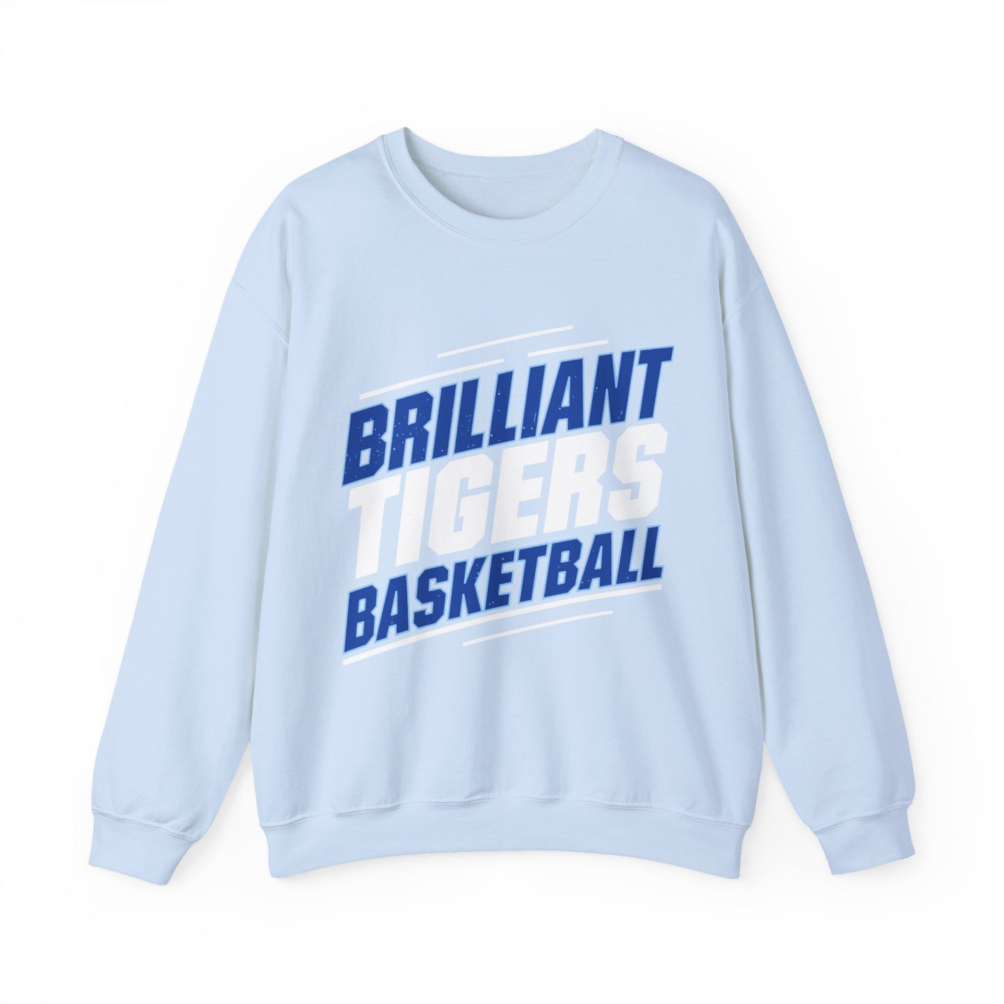 Adult Crewneck Sweatshirt \ Brilliant Tigers Basketball \ BTBK2
