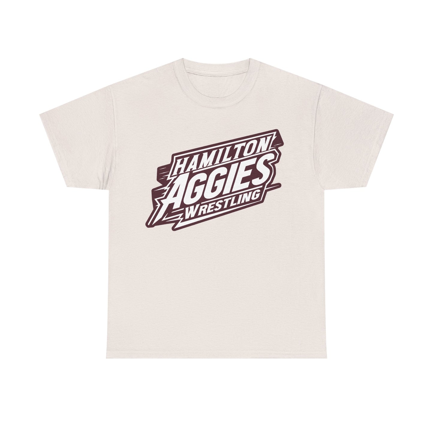 Adult Tee \ Hamilton Aggies Wrestling \ HAW1
