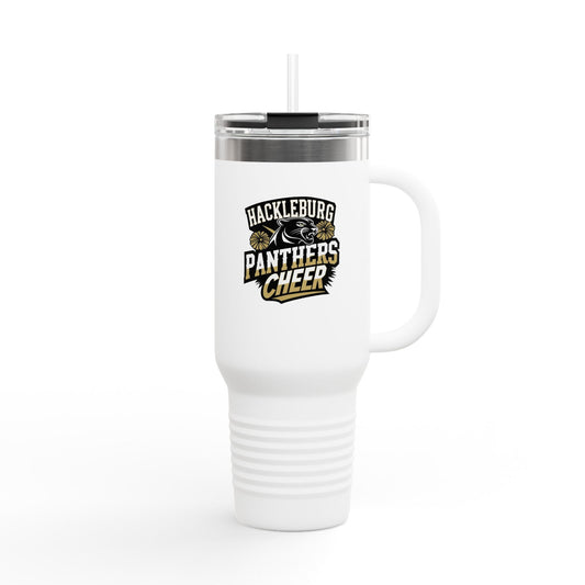 40oz Insulated Tumbler \ Hackleburg Panthers Cheer \ HPC1
