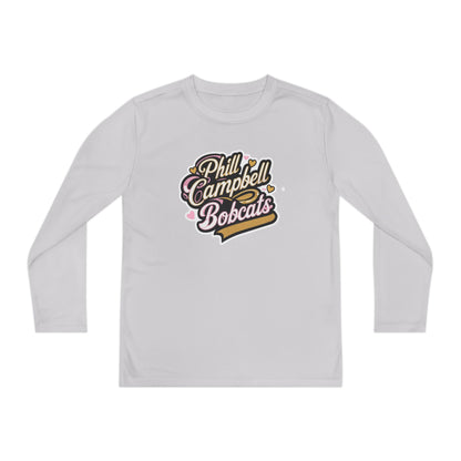 Youth Long Sleeve Tee \ Phill Campbell Bobcats \ PCBG1