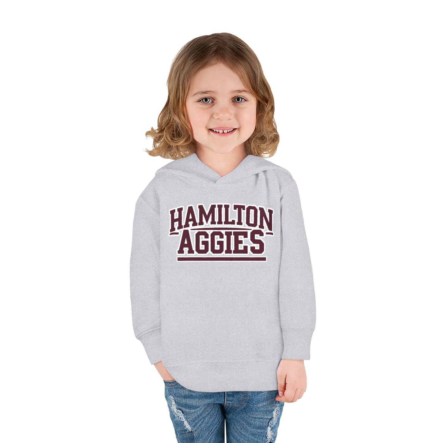 Toddler Hoodie Sweatshirt \ Hamilton Aggies \ HA2
