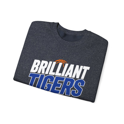 Adult Crewneck Sweatshirt \ Brilliant Tigers Basketball \ BTBK1