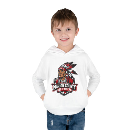 Toddler Hoodie Sweatshirt \ Marion County Red Raiders \ MC2
