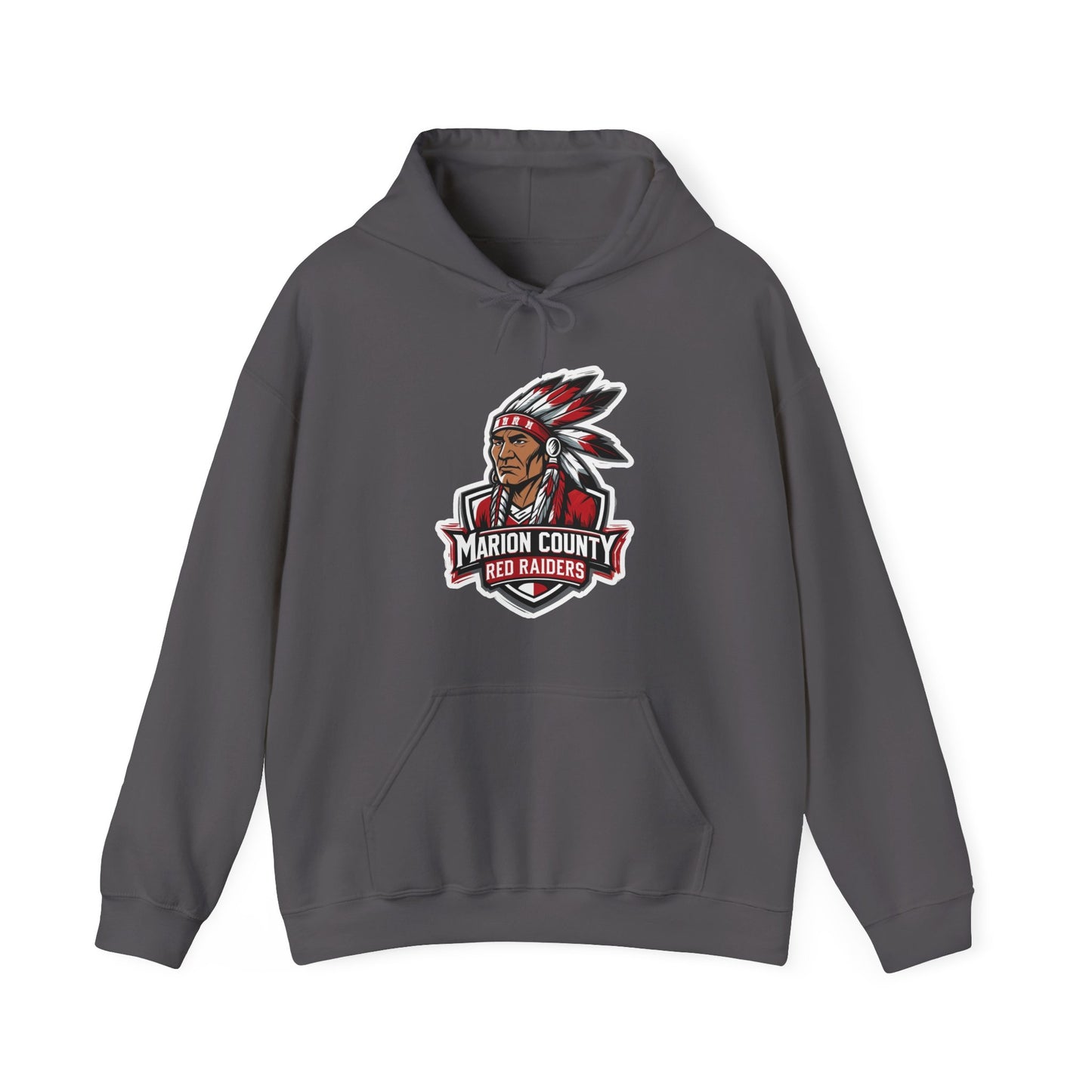 Adult Hooded Sweatshirt \ Marion County Red Raiders \ MC2
