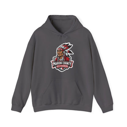 Adult Hooded Sweatshirt \ Marion County Red Raiders \ MC2