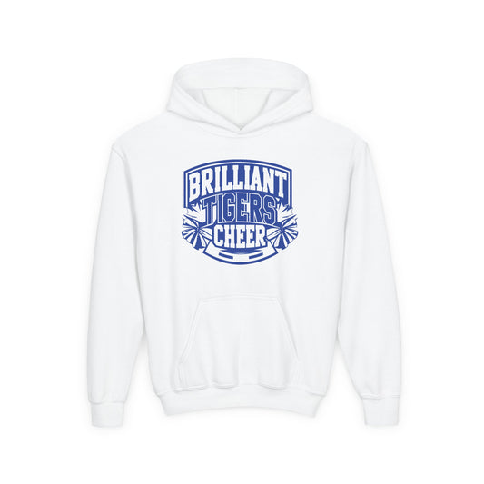 Youth Hoodie Sweatshirt \ Brilliant Tigers Cheer \ BTC1