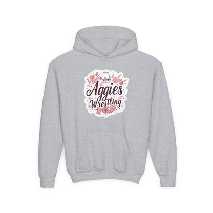 Youth Hoodie Sweatshirt \ Hamilton Aggies Wrestling \ HAWG1