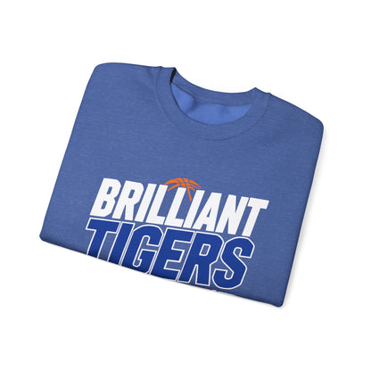 Adult Crewneck Sweatshirt \ Brilliant Tigers Basketball \ BTBK1