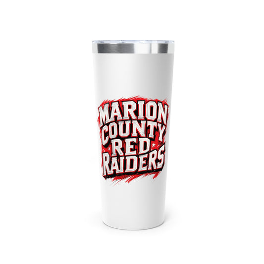 22oz Copper Insulated Tumbler \ Marion County Red Raiders \ MC1