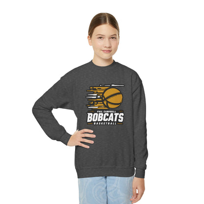 Youth Crewneck Sweatshirt \ Phil Campbell Bobcats Basketball \ PCBBK2