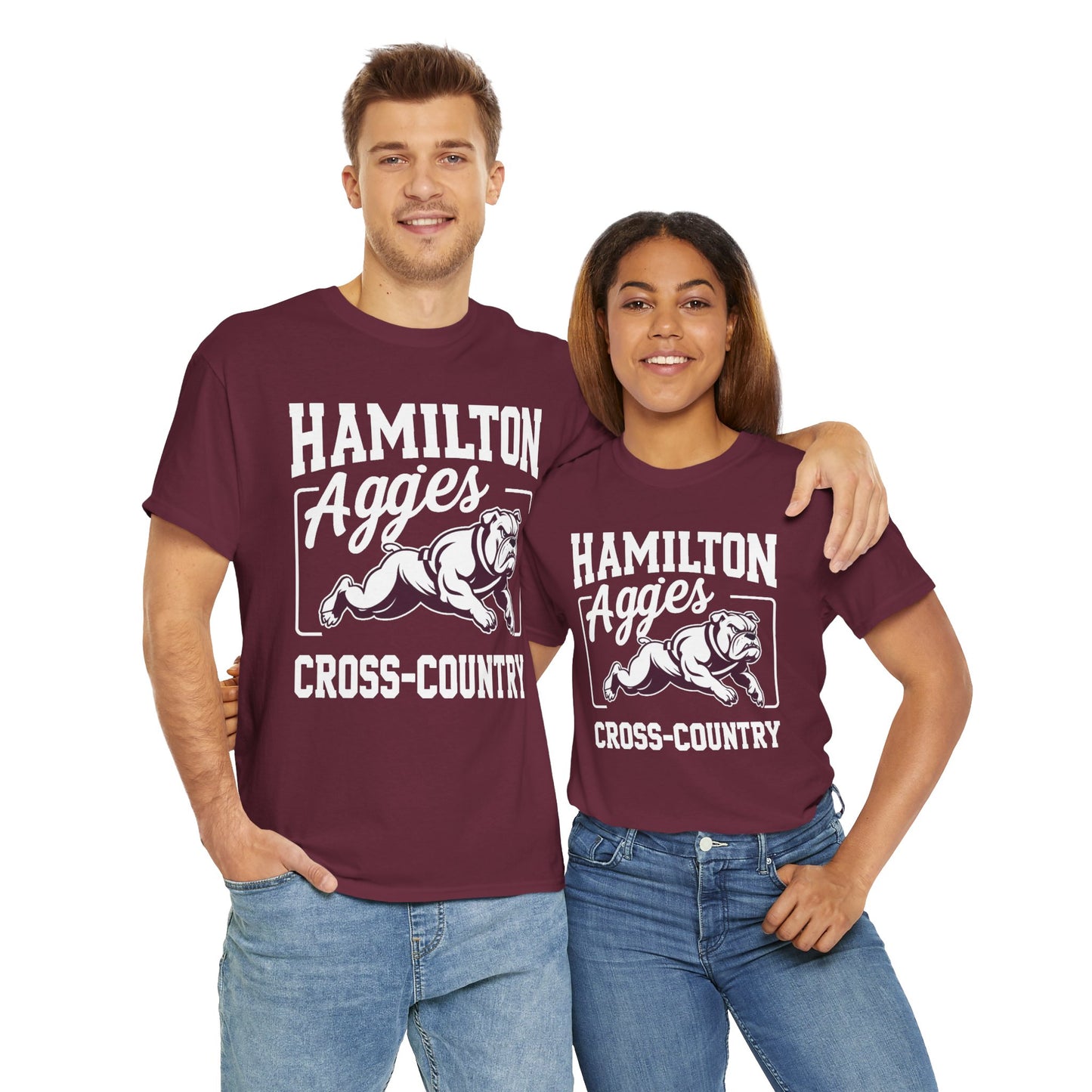 Adult Tee \ Hamilton Aggies Cross-Country \ HCC2