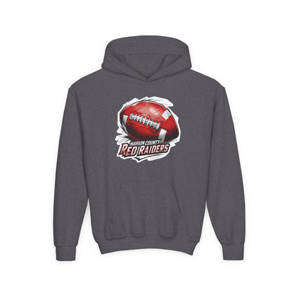 Youth Hoodie Sweatshirt \ Marion County Red Raiders Football \ MCF1