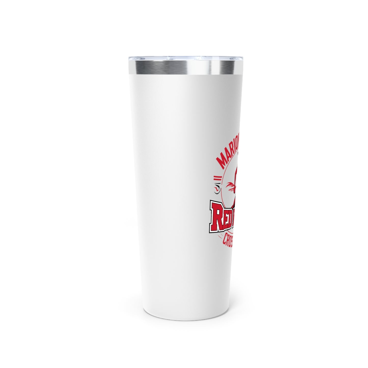 22oz Copper Insulated Tumbler \ Marion County Red Raiders Cross-Country \ MCCC2