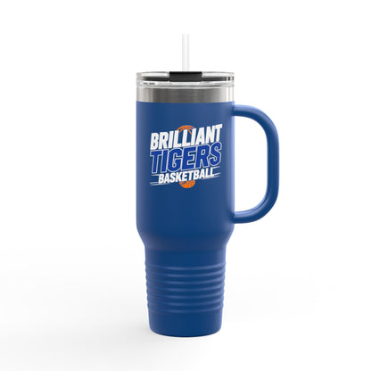 40oz Insulated Tumbler \ Brilliant Tigers Basketball \ BTBK1