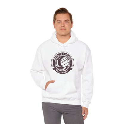 Adult Hoodie Sweatshirt \ Hamilton Aggies Volleyball \ HAV1