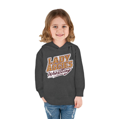 Toddler Hoodie Sweatshirt \ Hamilton Aggies Wrestling \ HAWG3