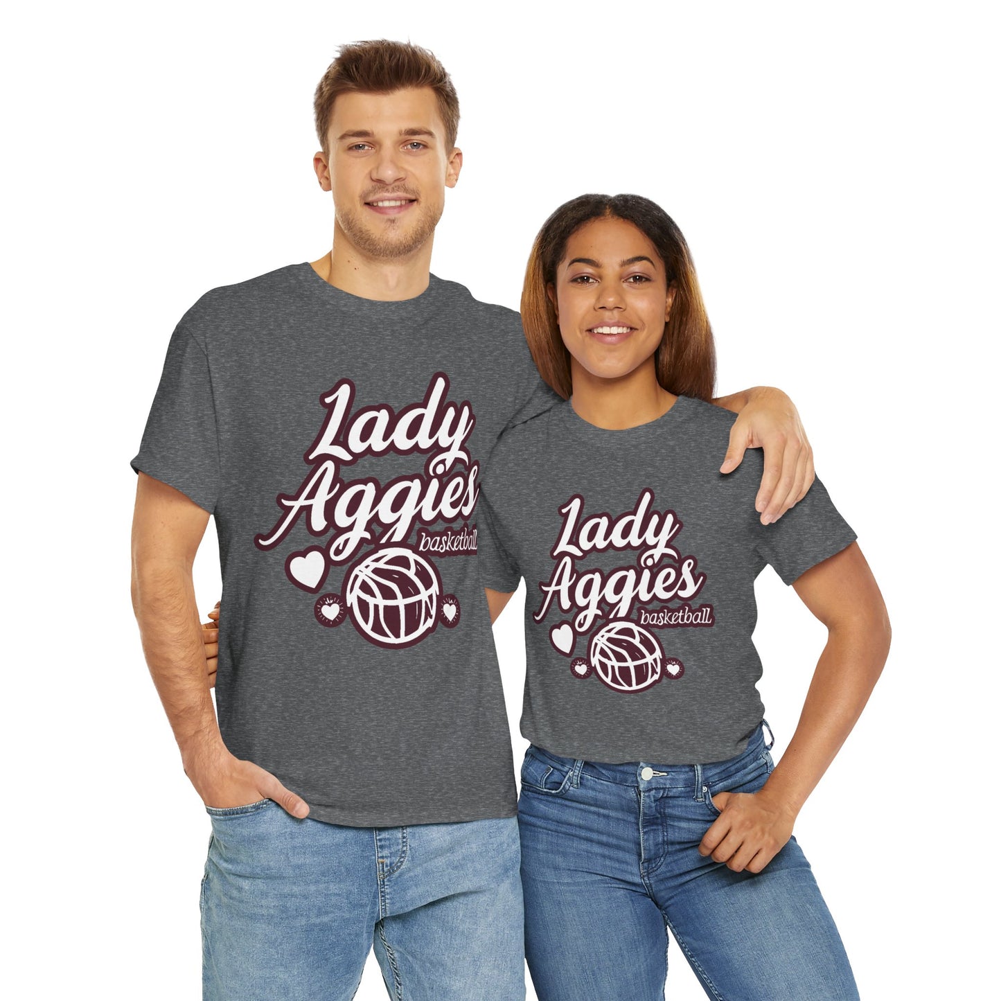 Adult Tee \ Hamilton Aggies Basketball \ HABBG2