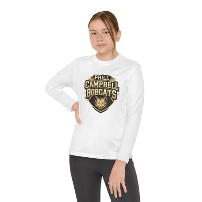 Youth Long Sleeve Tee \ Phill Campbell Bobcats \ PCB1