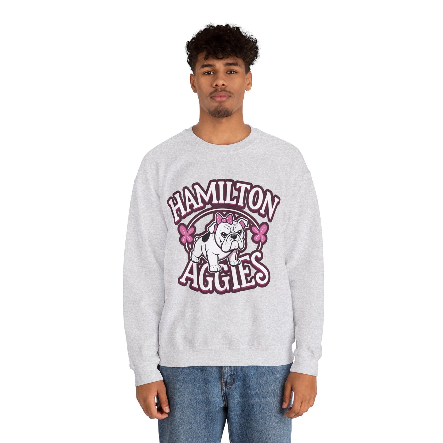 Adult Crewneck Sweatshirt \ Hamilton Aggies \ HAG4