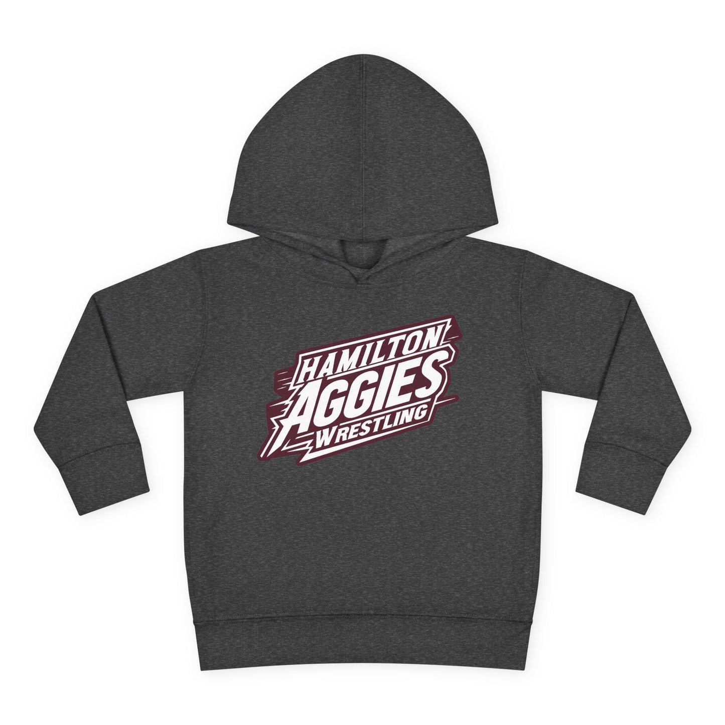 Toddler Hoodie Sweatshirt \ Hamilton Aggies Wrestling \ HAW1