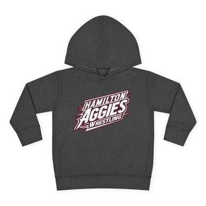 Toddler Hoodie Sweatshirt \ Hamilton Aggies Wrestling \ HAW1